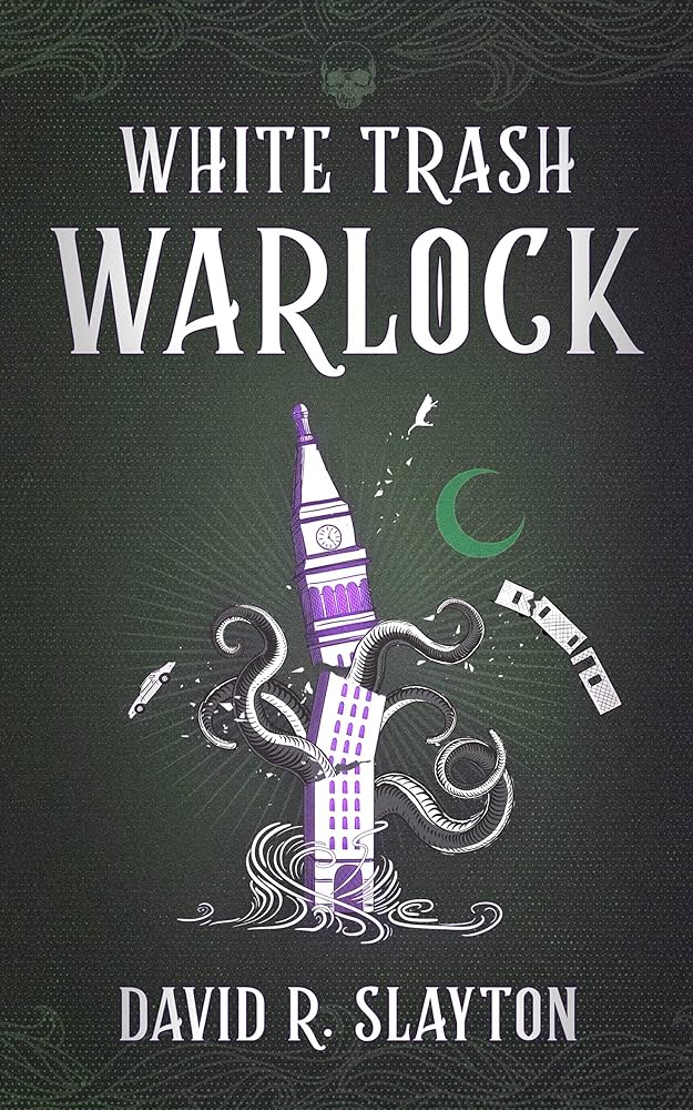 The cover for White Trash Warlock as part of a list of the best new fantasy novels releasing in November 2023.