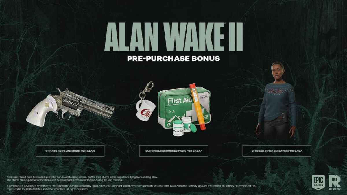 Alan Wake 2 Pre-purchase bonus