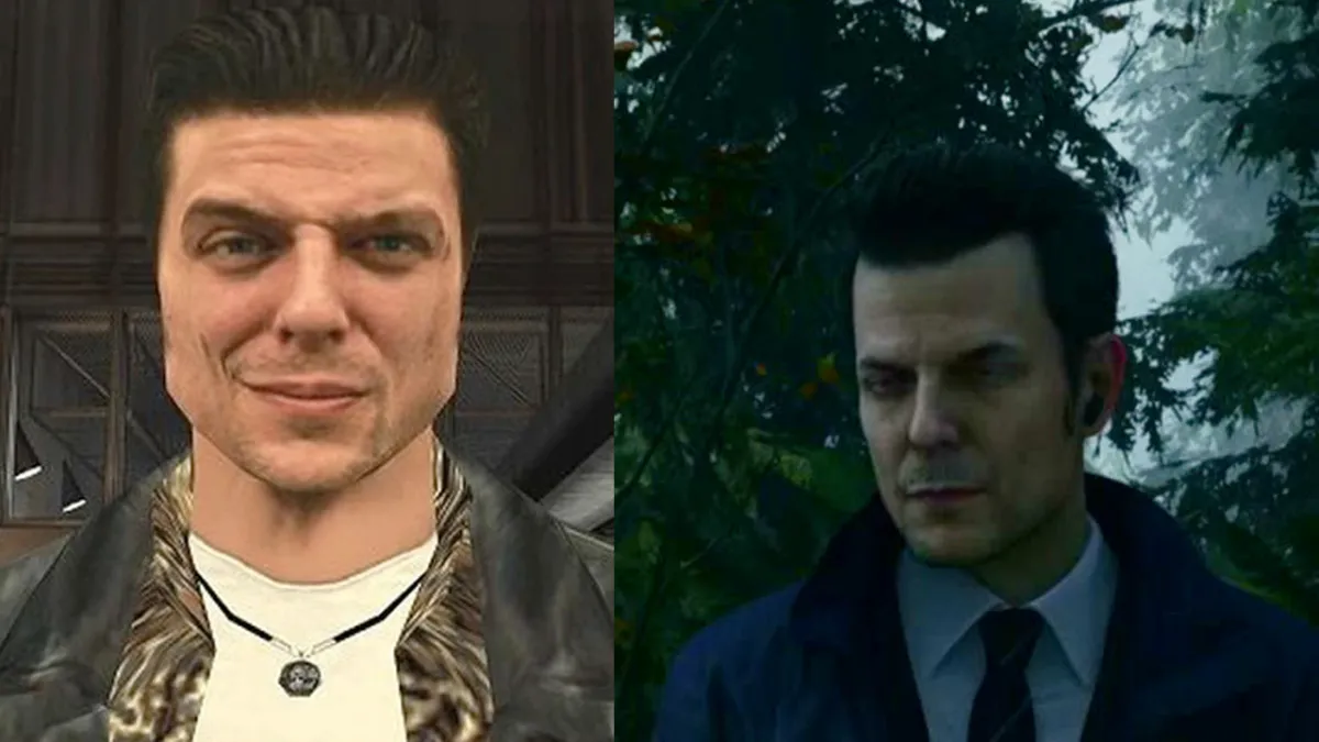 Max Payne and Alex Casey from Alan Wake 2 side-by-side.