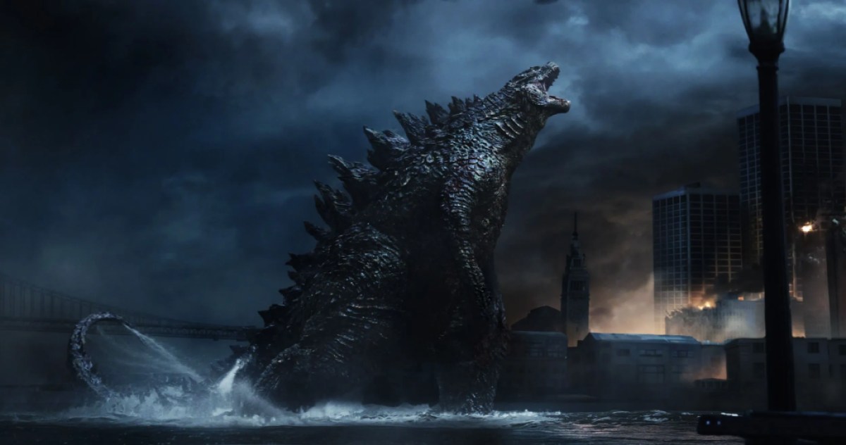 Godzilla yelling. This image is part of an article about how the MonsterVerse is doing what the Snyderverse couldn't.