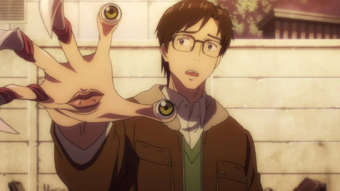 AN image from Parasyte as part of a list of the Best Underrated Horror Anime To Watch This Halloween