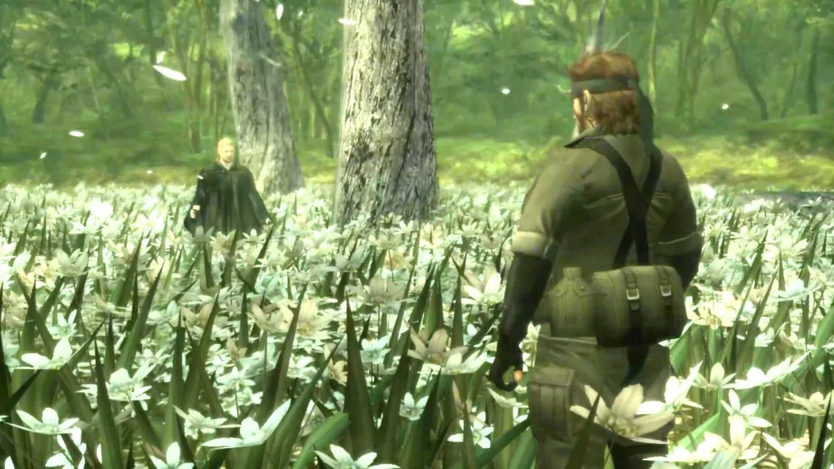 Snake and Big Boss in Metal Gear Solid 3