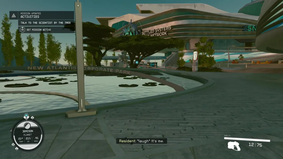 Una imagen de Starfield que muestra New Atlantis como parte de un artículo que compara la sed del juego con la de Baldur's Gate 3.