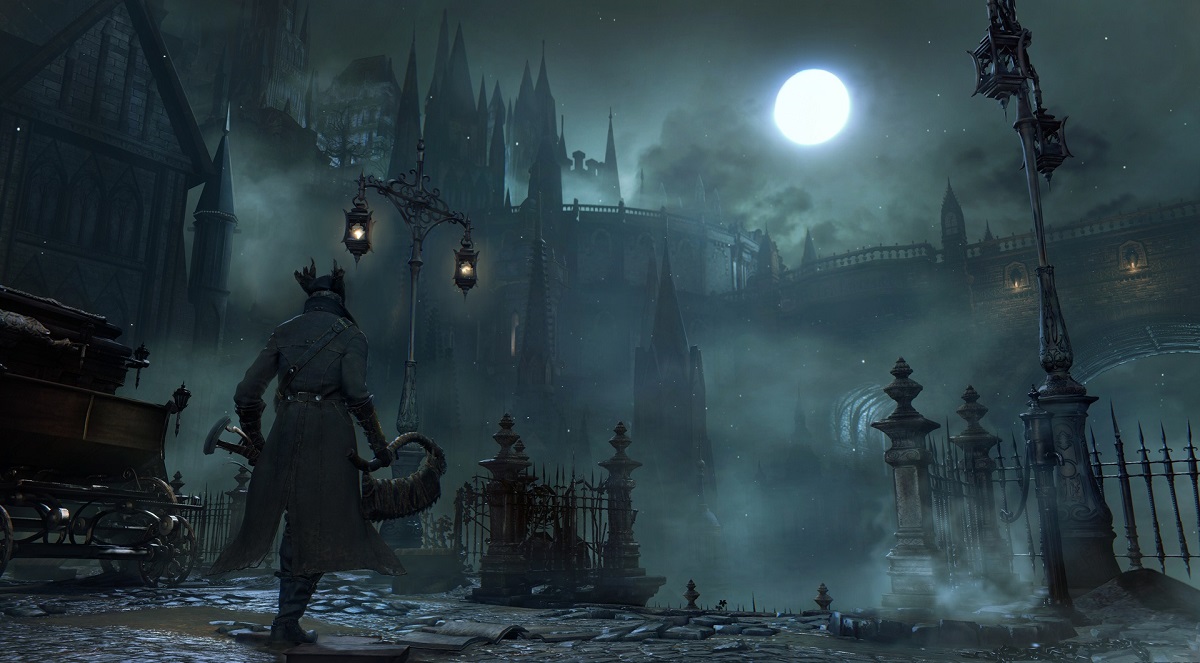 Image of character exploring Yharnam in Bloodborne Remastered PC