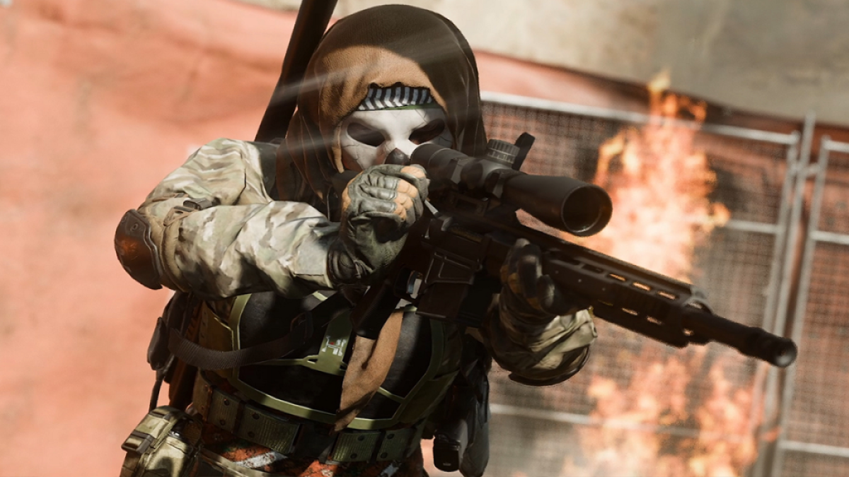 Image of sniper with a rifle in Call of Duty: MW3 with massive game storage. This image is part of an article about how to fix the reset to level 1 bug in MW3 and Warzone.