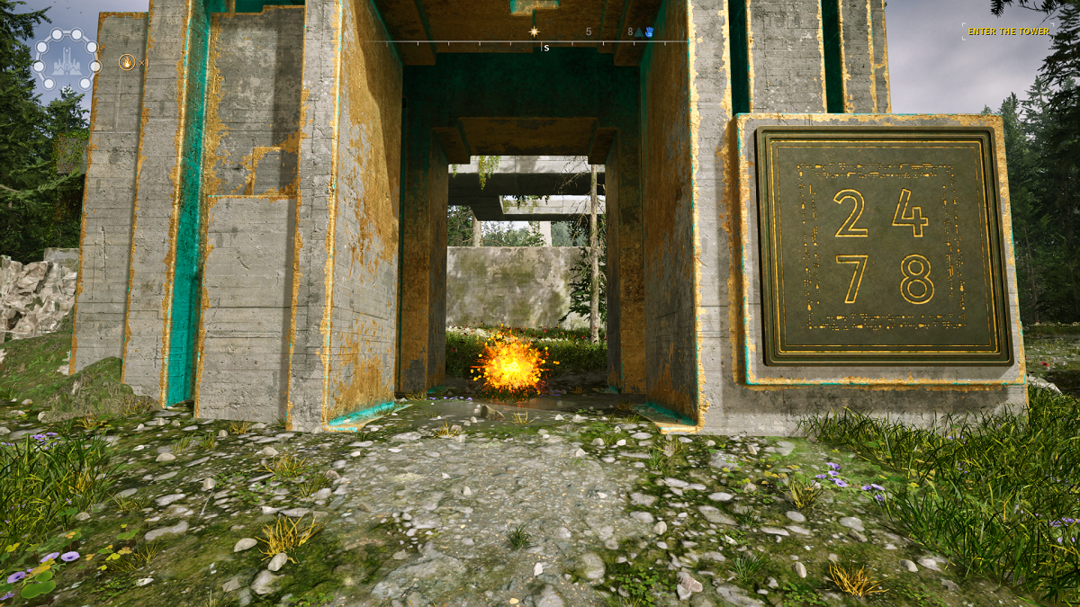 Image of a Star sitting inside a monument in The Talos Principle 2.