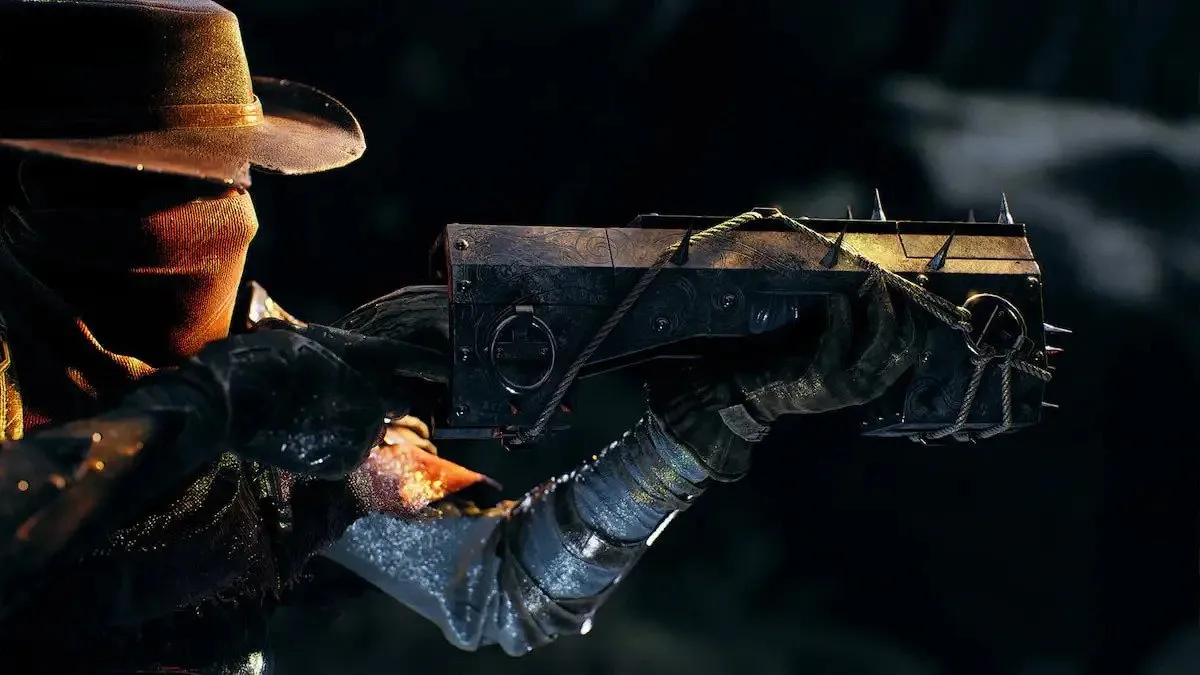 Image of character holding the Sparkfire Shotgun in Remnant 2.