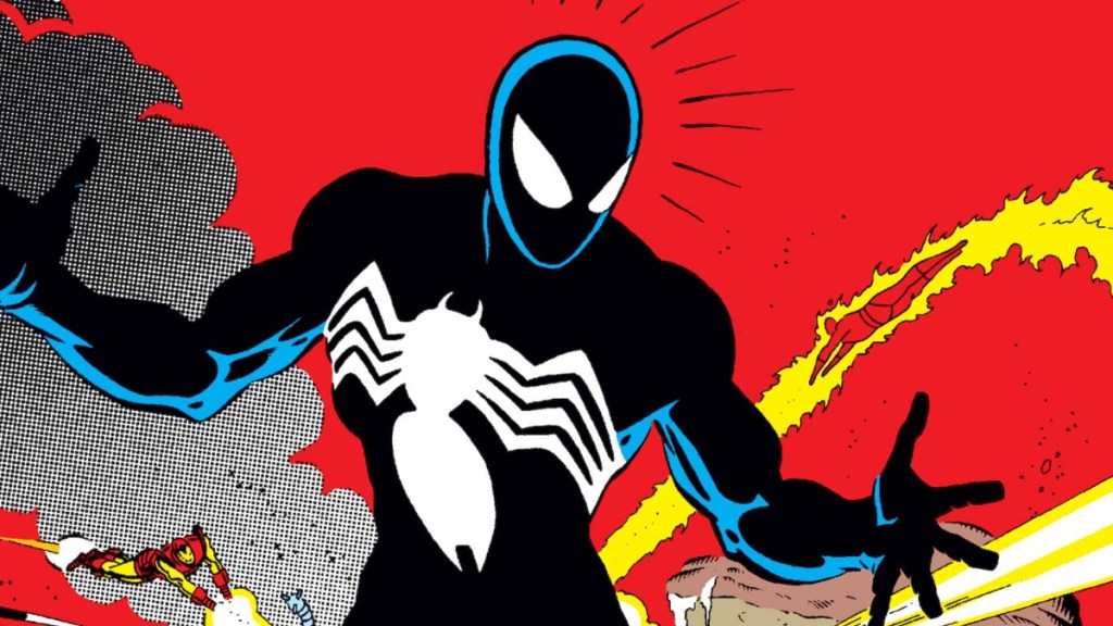 El traje simbionte de Spider-Man.