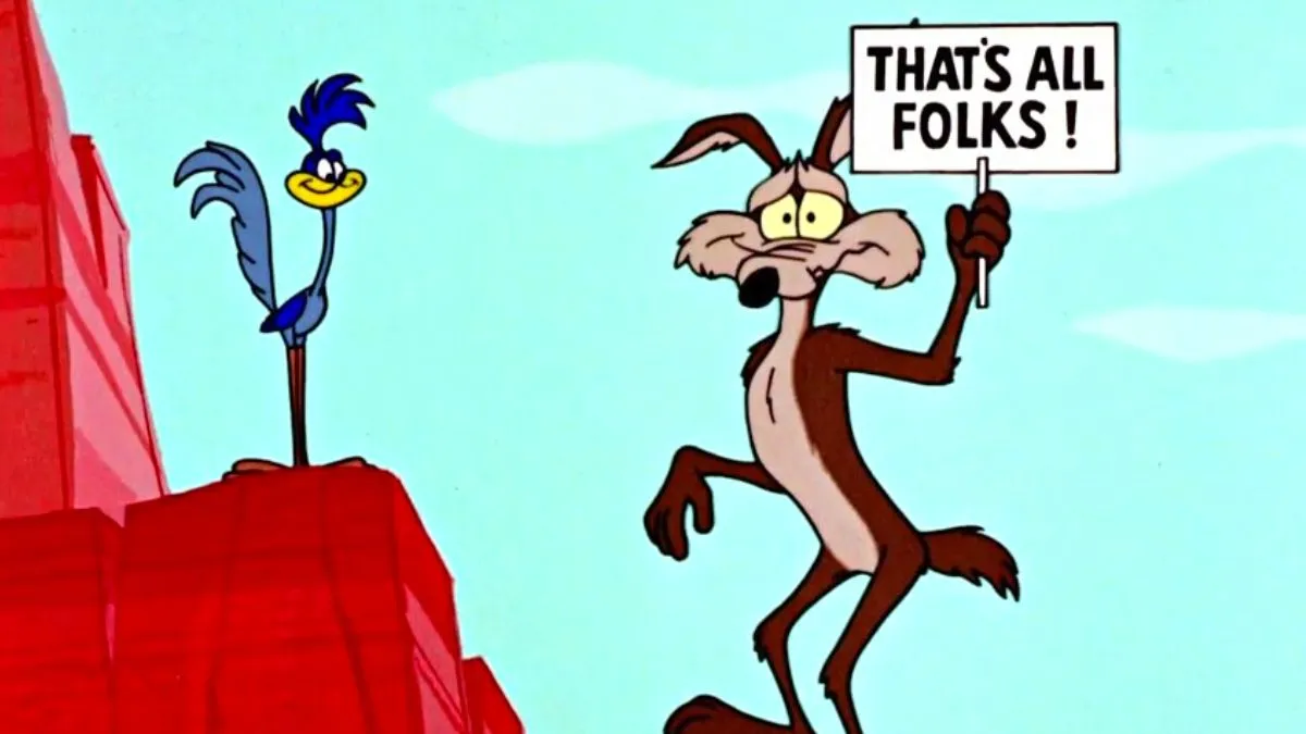 Wile E. Coyote with the Roadrunner