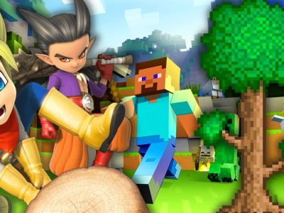 Dragon Quest Builders 2, Minecraft and Terraria