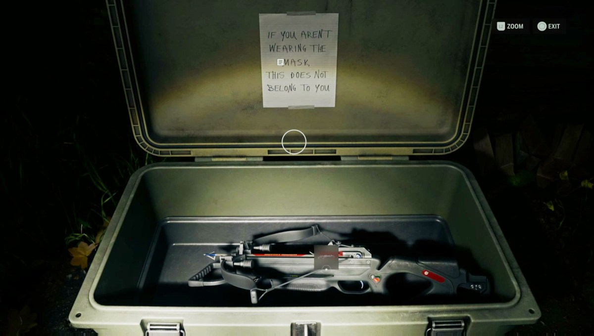 Alan Wake 2's crossbow. Here's how to get it.