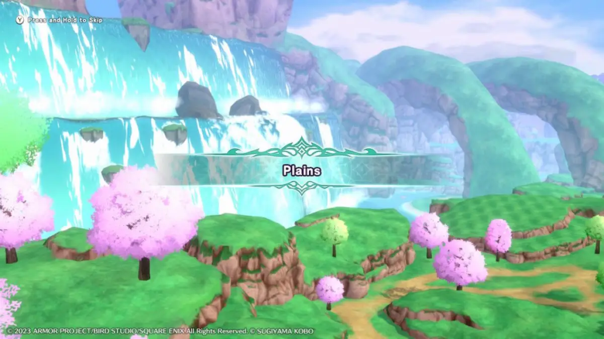 uninspired plains environment in dragon quest monsters the dark prince