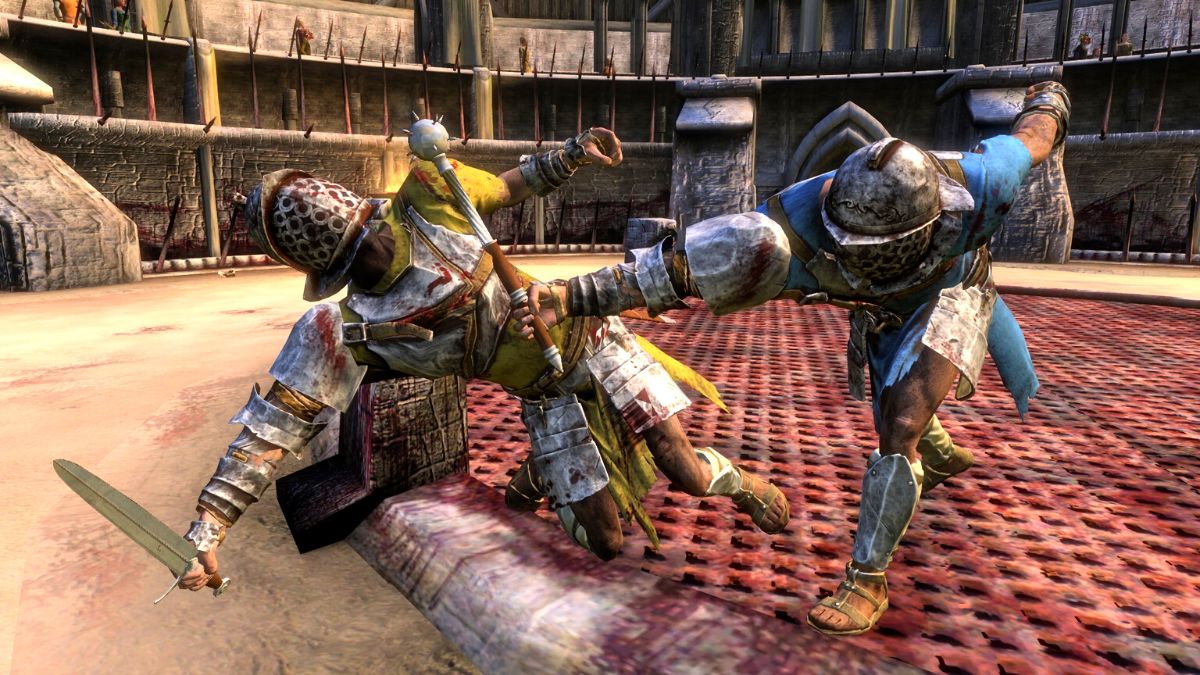 Two gladiators in Elder Scrolls IV: Oblivion