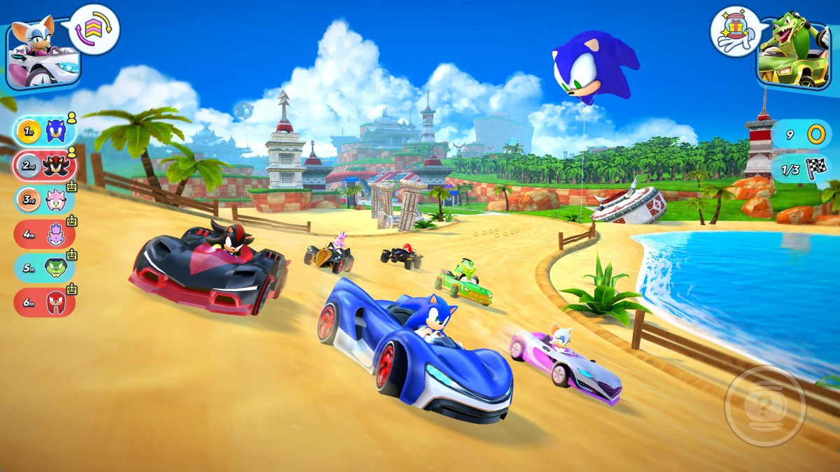 Sonic Racing en Apple Aracde.
