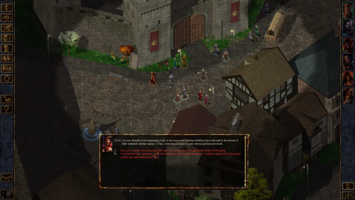 An image from Baldur's Gate 1 and 2 as part of an article on games like Baldur's Gate 3 (BG3).