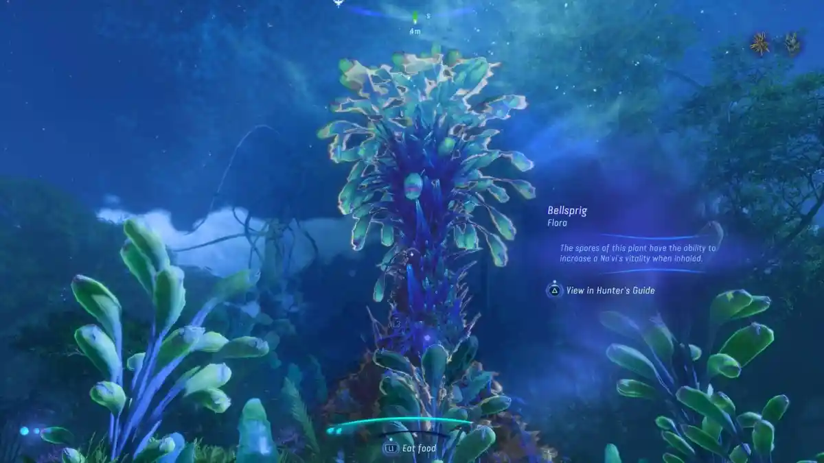 A Bellsprig plant in Avatar: Frontiers of Pandora.
