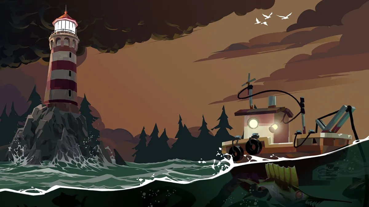 Dredge key art. This image is part of an article about the best indie games of 2023.