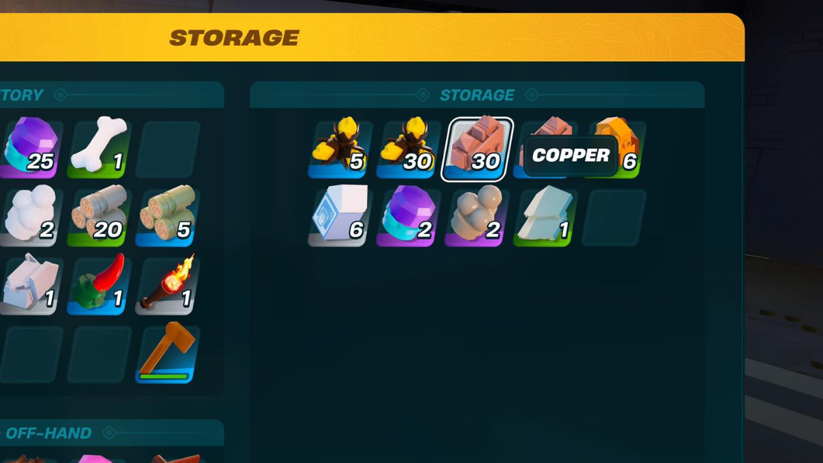 Copper in LEGO Fortnite.