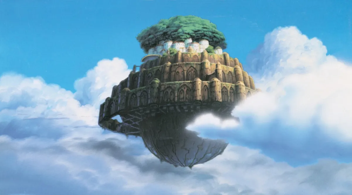 Castle in the Sky. This image is part of a ranking of all of Hayao Miyazaki's movies.