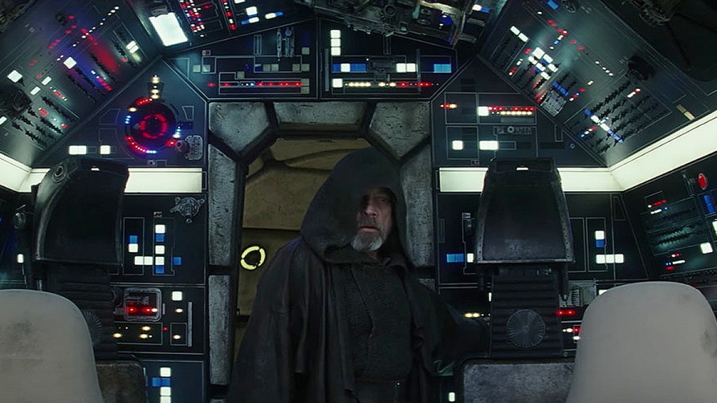 Luke Skywalker en una escena eliminada de Star Wars: Los últimos Jedi