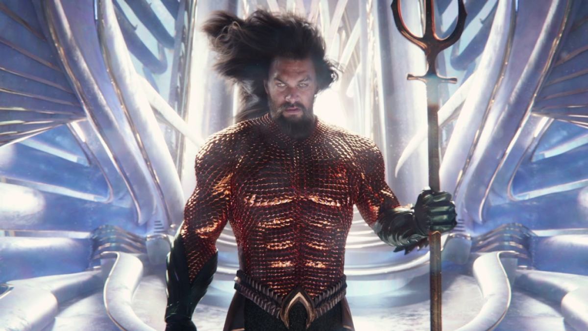 Jason Momoa as Aquaman in The Lost Kingdom.