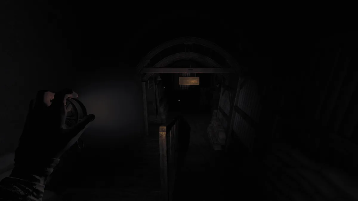 A bunker in Amnesia: The Bunker. This image is part of an article about the best horror games in 2023.