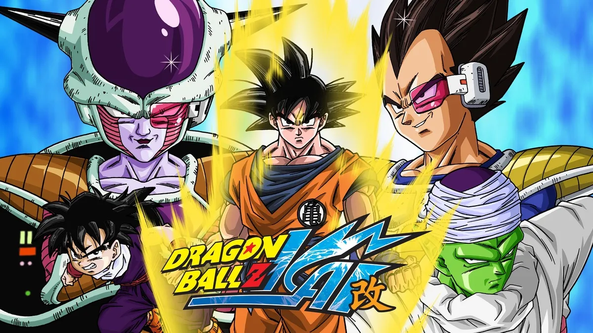 Goku at the center of his DBZ villains
