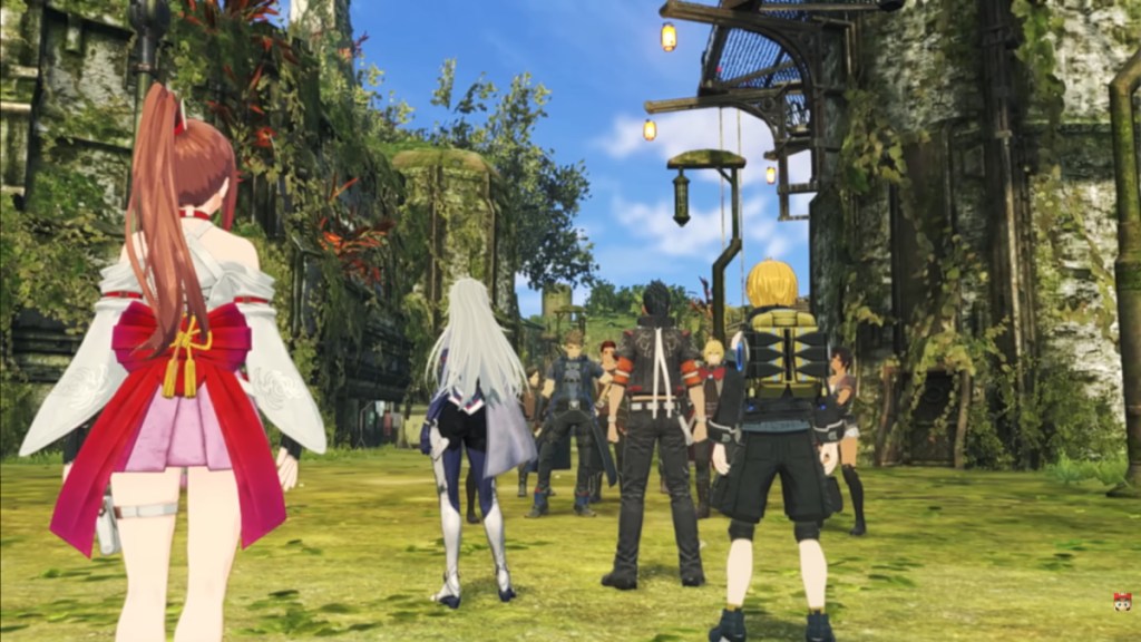 Characters standing in Xenoblade Chronicles 3. This image is part of an article about the best JRPGs of 2023.