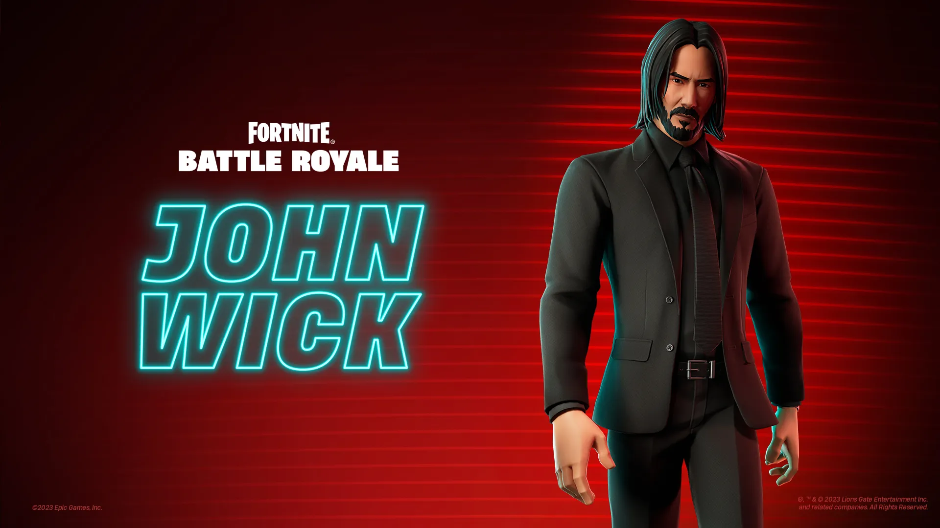 John Wick skin in Fortnite.