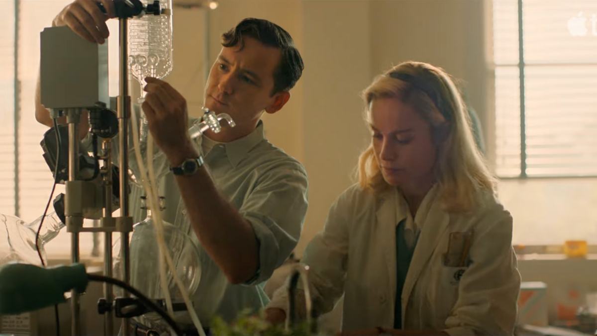 Brie Larson working in the lab. This image is part of an article about the best TV dramas in 2023.