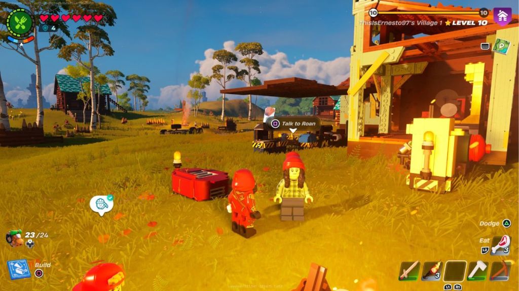 Roan the Villager in LEGO Fortnite.