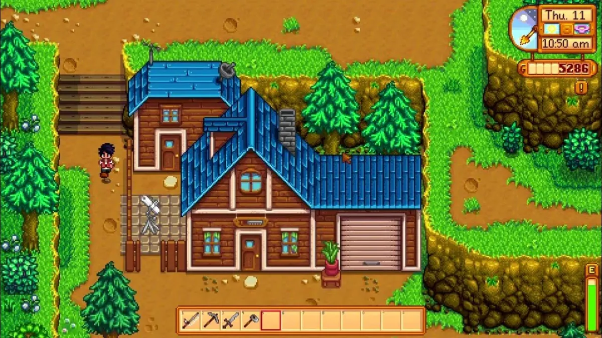 Robin's home in Stardew Valley.