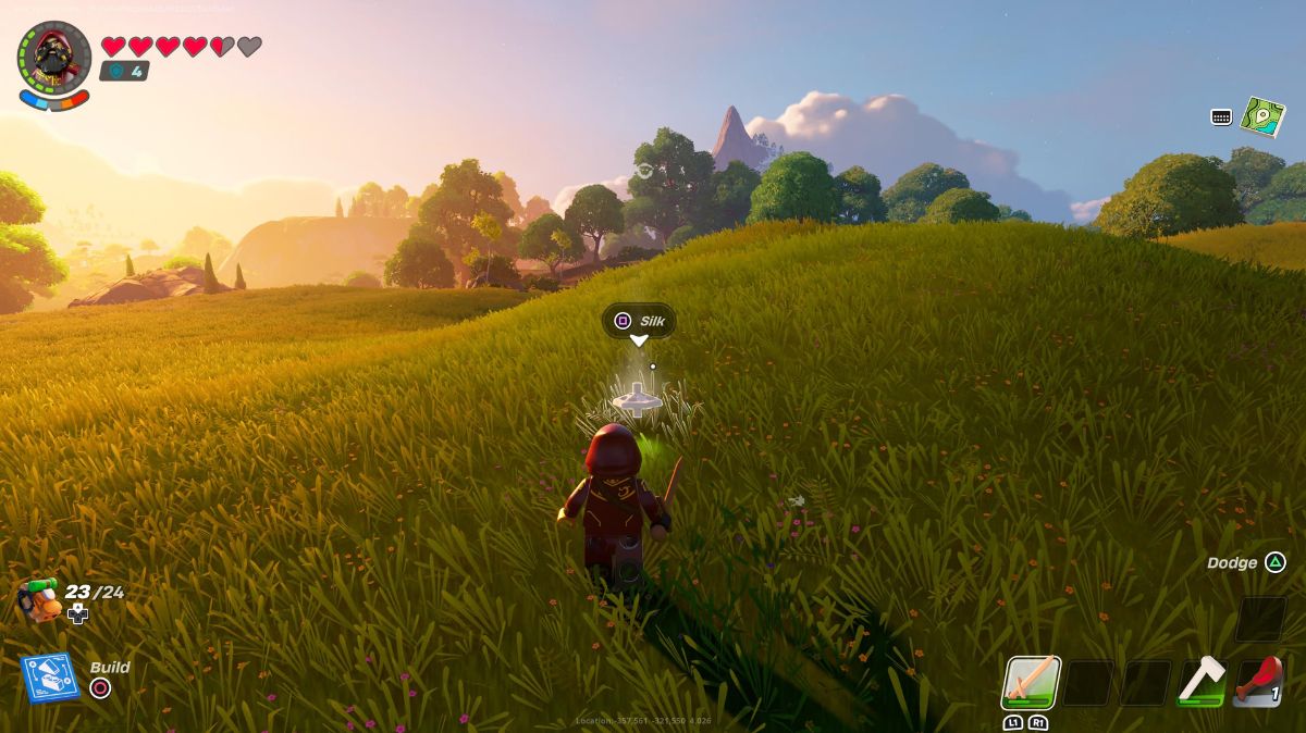 Silk used to make Silk Thread in LEGO Fortnite.