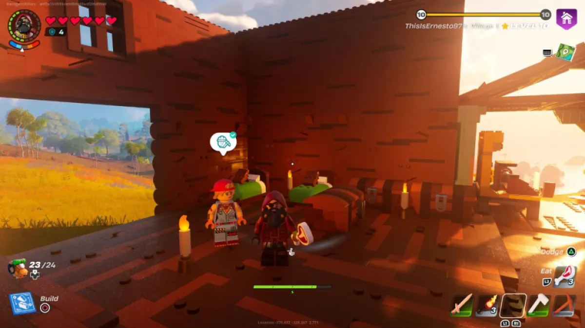 Sparkplug in LEGO Fortnite. This image is part of an article about how to get rid of Villagers in LEGO Fortnite.