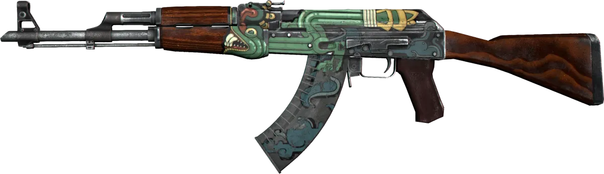 The AK-47 Fire Serpent in CS2.