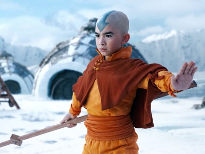 Gordon Cormier as Aang in Avatar: The Last Airbender