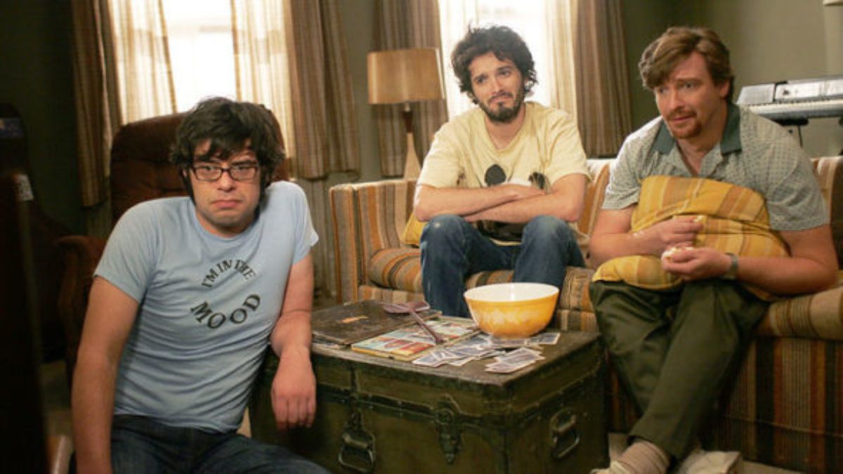 Characters in Flight of the Concords.  This image is part of an article about shows to watch if you love Our Flag Means Death.