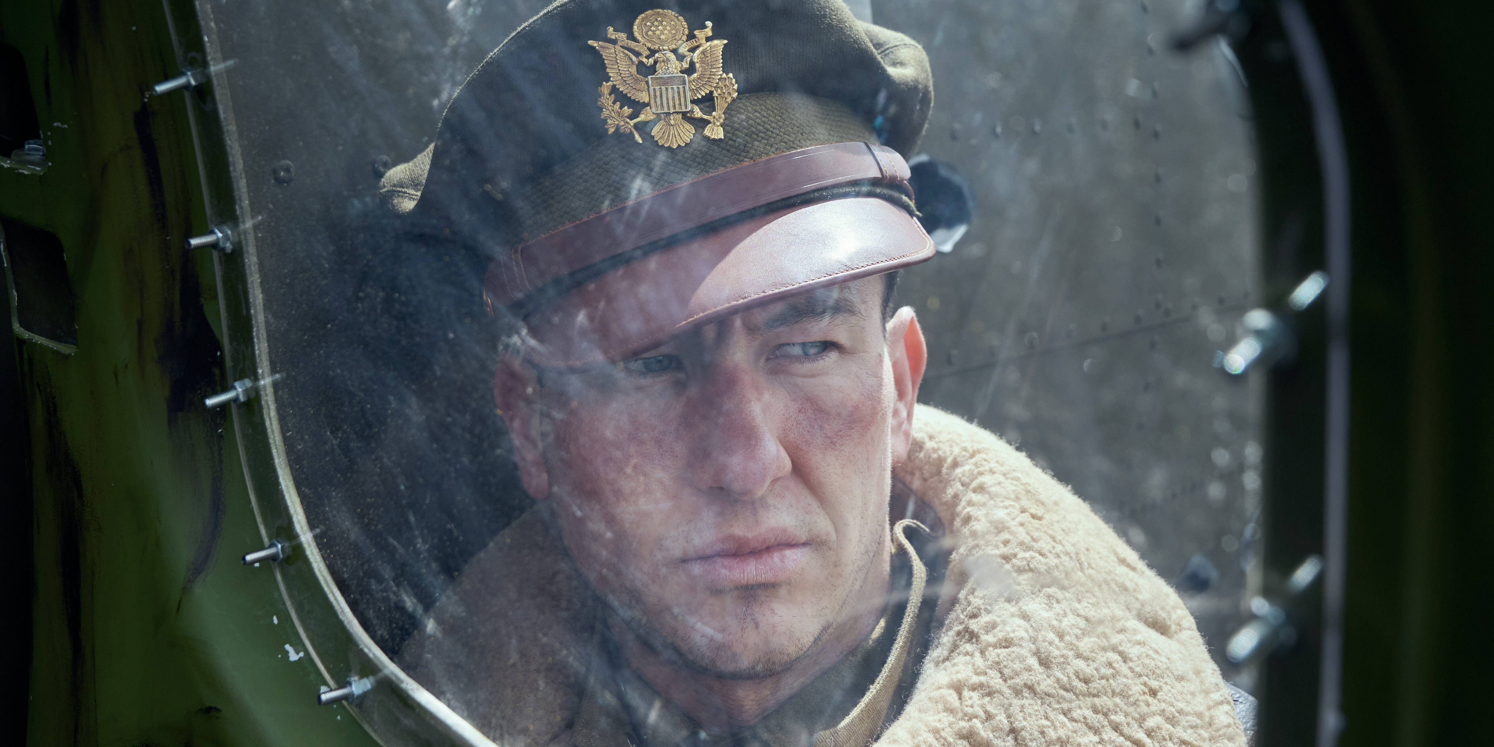 Barry Keoghan as Curtis Biddick. This image is part of an article about all the major actors and the cast list for Masters of the Air.