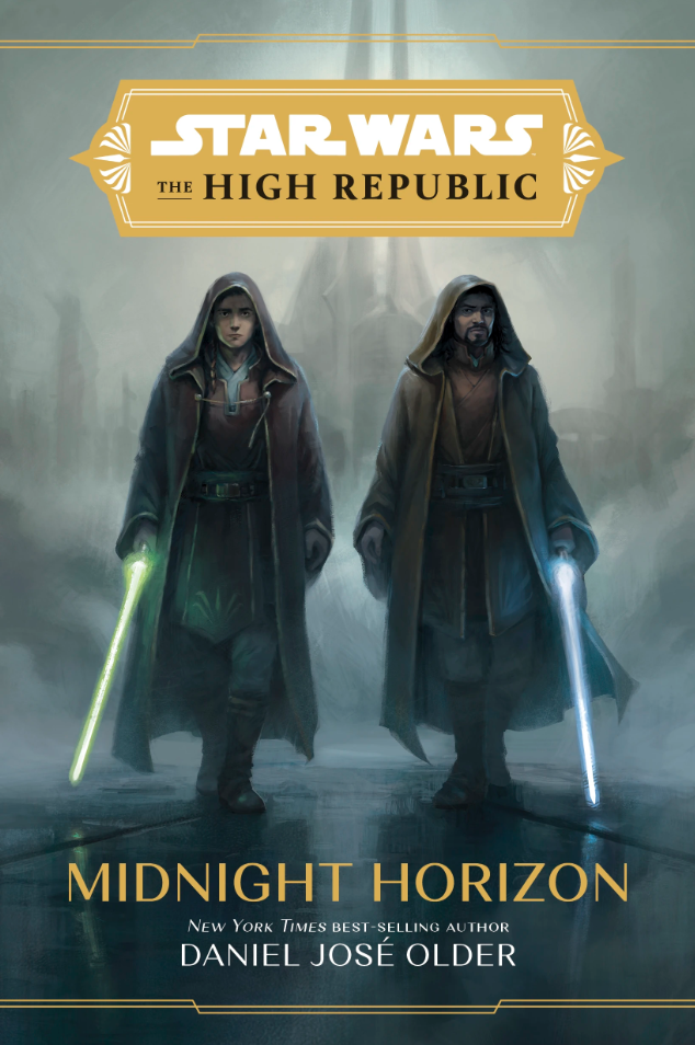 Portada de Horizonte de medianoche.  Esta imagen es parte de un artículo sobre el orden de lectura de todos los libros de Star Wars: The High Republic. 