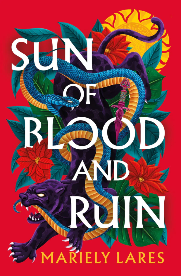 Sun of Blood and Ruin cover. This image is part of an article about the best fantasy books of February 2024.