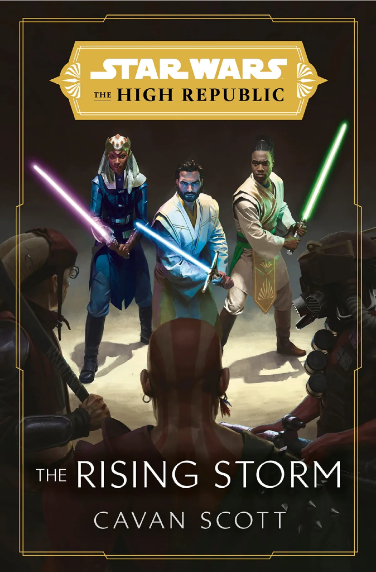 Portada de La tormenta creciente.  Esta imagen es parte de un artículo sobre el orden de lectura de todos los libros de Star Wars: The High Republic. 