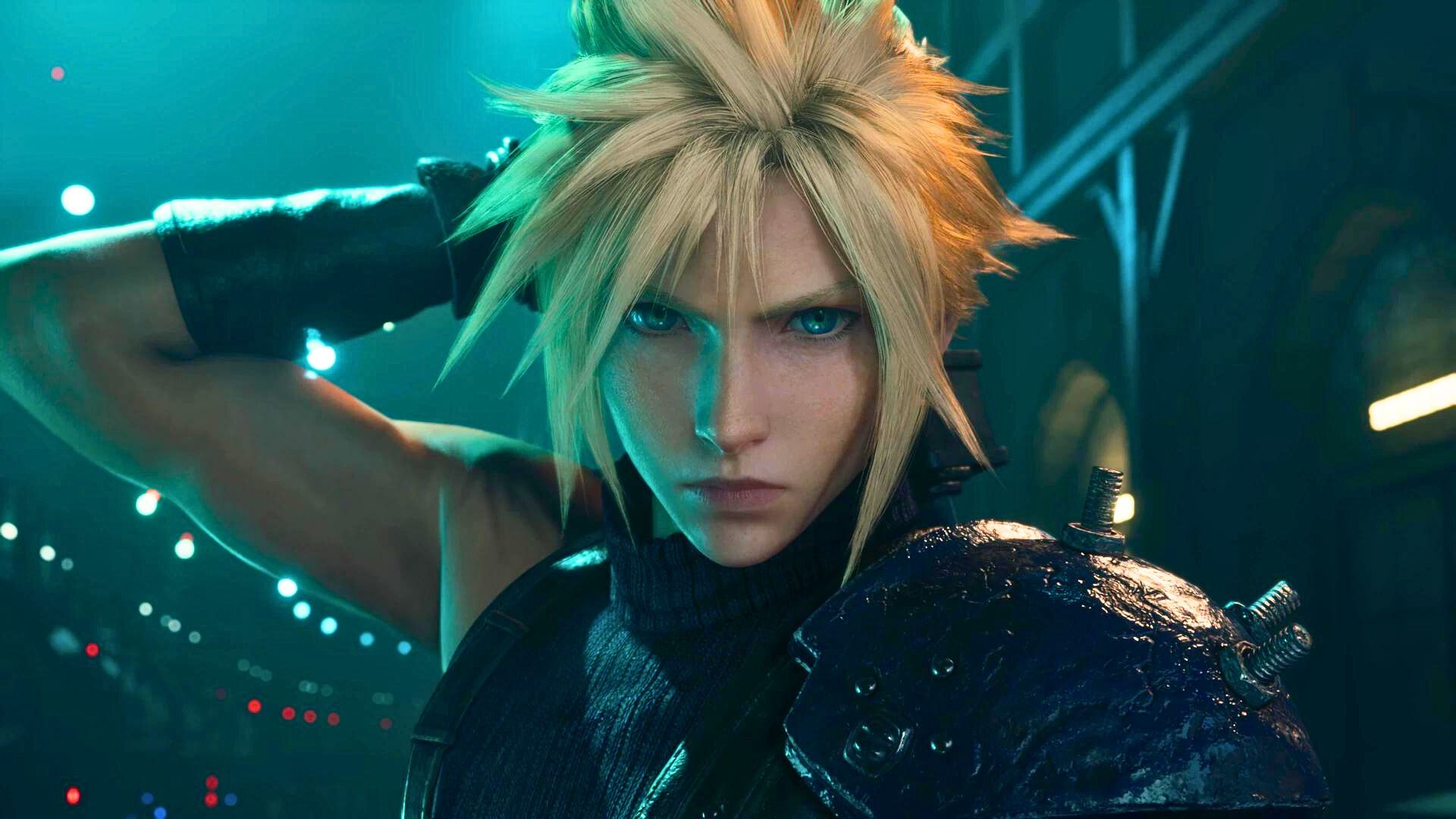 Cloud in Final Fantasy VII Remake