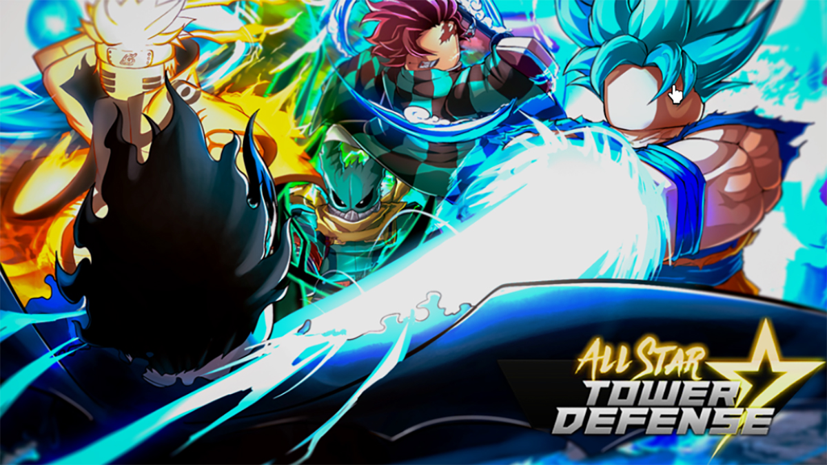 A header for the All Star Tower Defense game in Roblox.