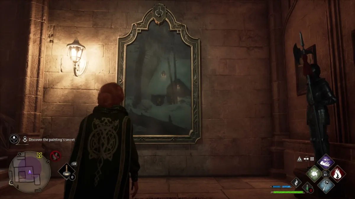 A painting Landmark in Hogwarts Legacy.