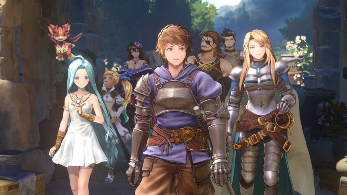 Characters in Granblue Fantasy: Relink. This image is part of an article about How to Get Crewmate Cards in Granblue Fantasy: Relink