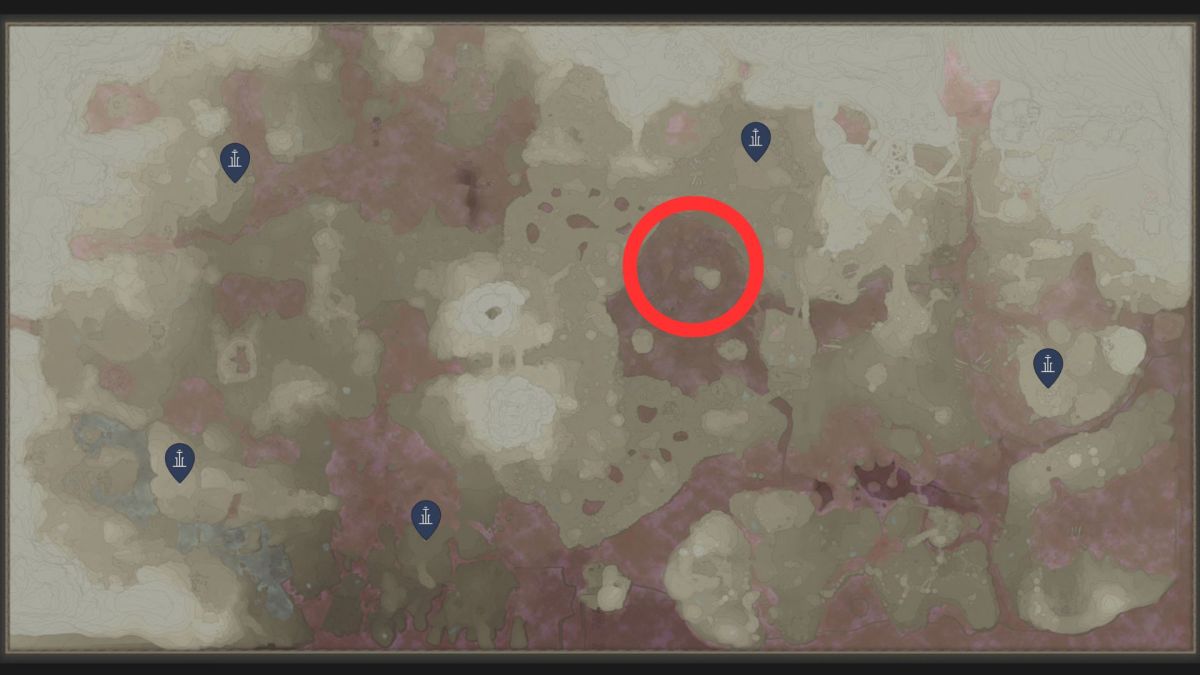 The location of Mint Mushroom Meat in Enshrouded.