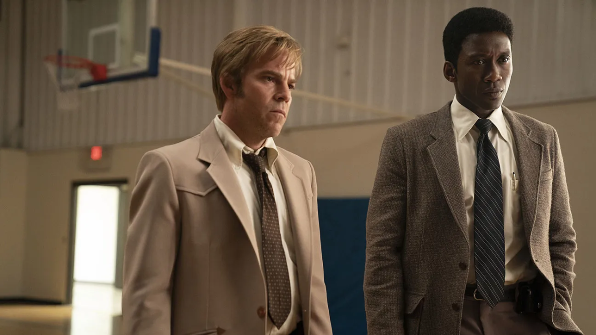 West and Hayes in a gym. This image is part of an article about all four seasons of True Detective, ranked from worst to best. 