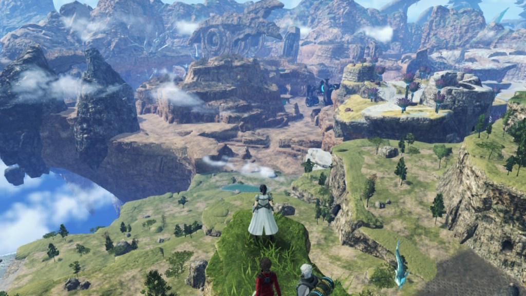 A vast landscape in the Xenoblade Chronicles games.