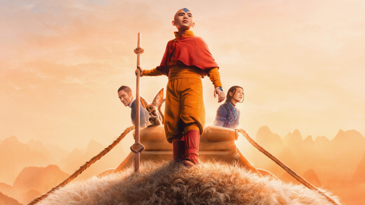Key art for Netflix's Avatar: The Last Airbender
