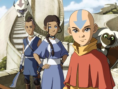 Team Avatar in key art for Avatar: The Last Airbender